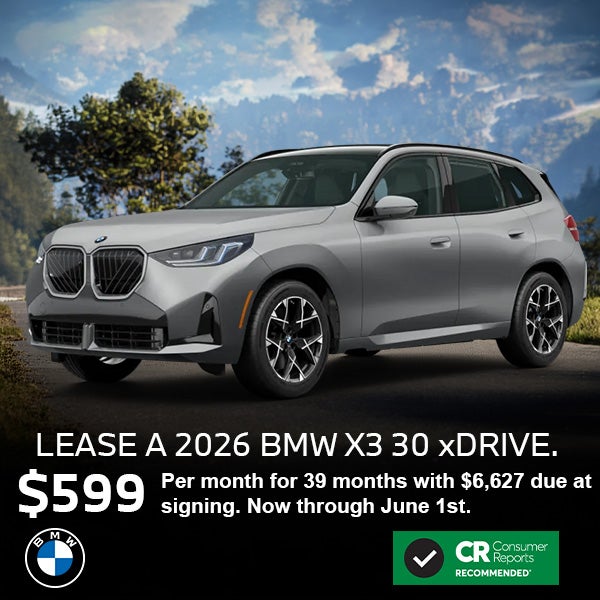 Lease a 2026 BMW X3 xDrive30
