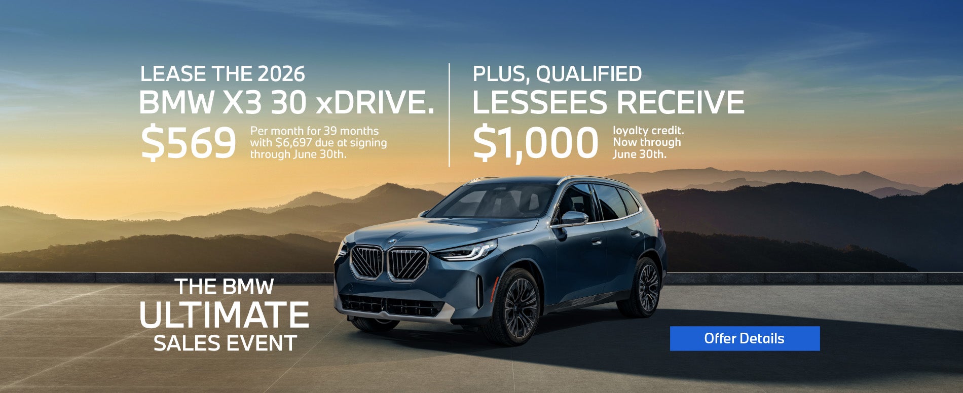 Lease or Finance BMW X3 in Morristown NJ