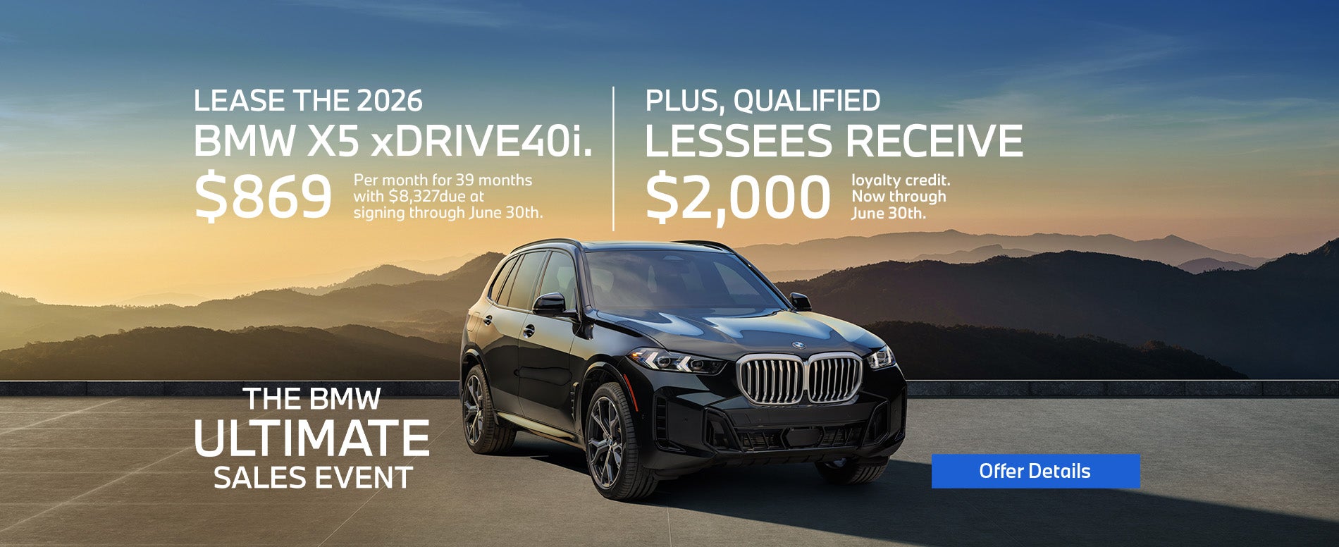 X5 Lease in Morristown NJ