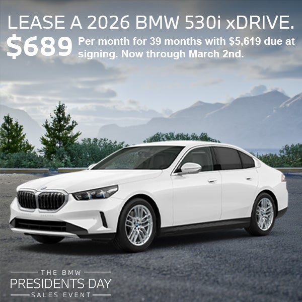 Lease a 2026 BMW 530i xDrive Sedan