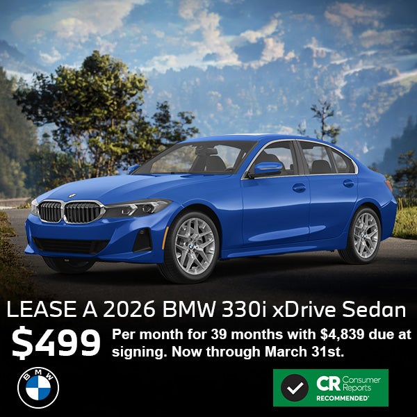Lease a 2026 BMW 330i xDrive Sedan