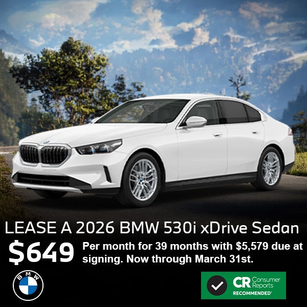 Lease a 2026 BMW 530i xDrive Sedan