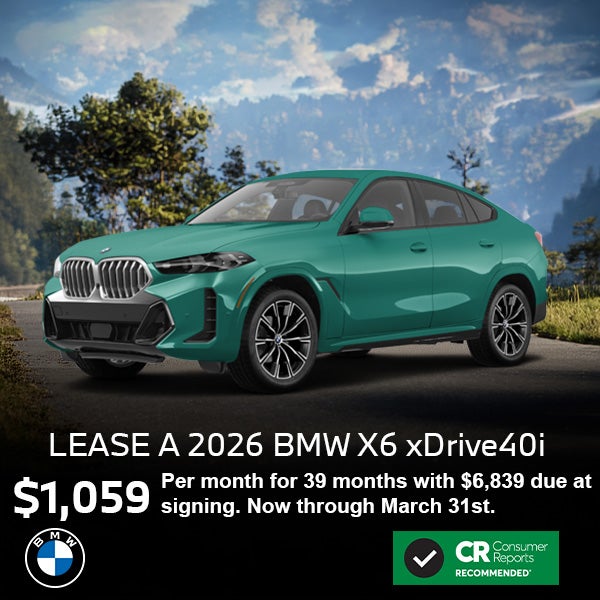 Lease a 2026 BMW X6 xDrive40i