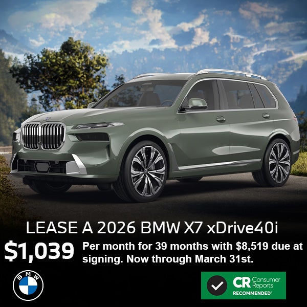 Lease a 2026 BMW X7 xDrive40i