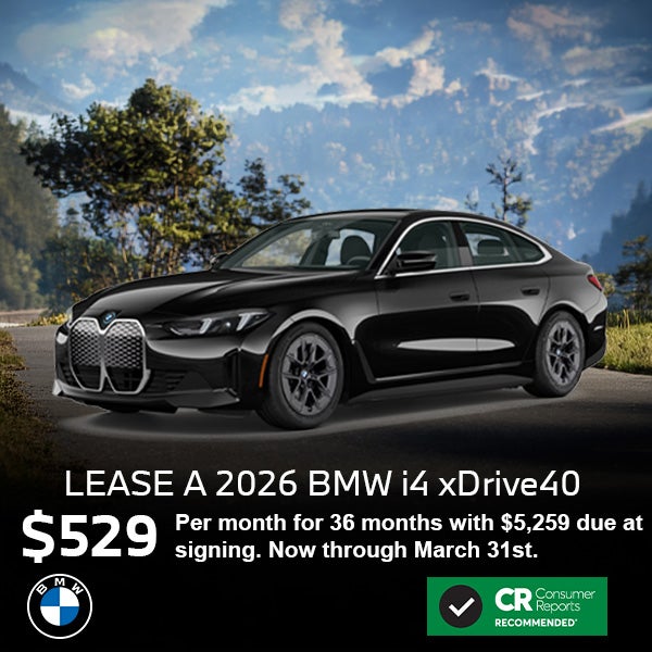 Lease a 2026 BMW i4 xDrive40