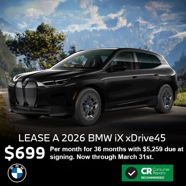 Lease a 2026 BMW iX xDrive45