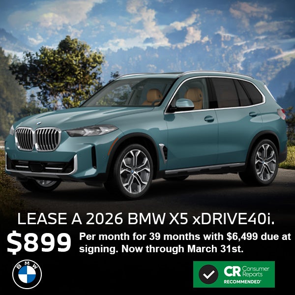 Lease a 2026 BMW X5 xDrive40i