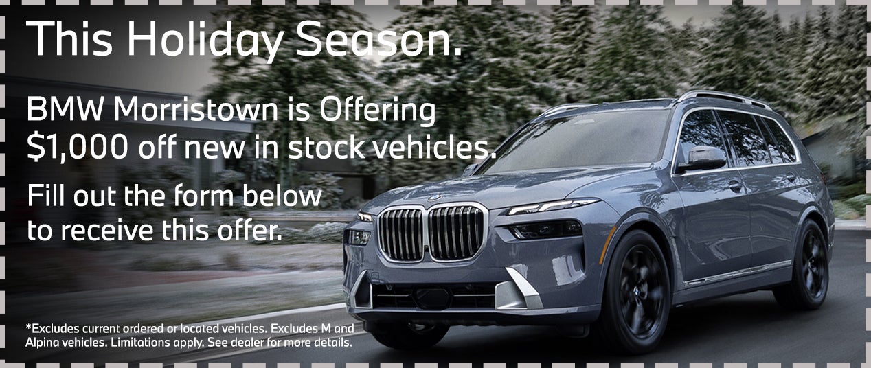 BMW Morristown Holiday Promotion